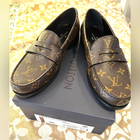 Louis Vuitton Monogram Brown Loafers for Men or women